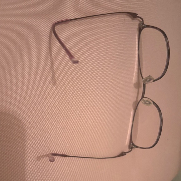 Purple Wire Frame Glasses - Picture 2 of 2